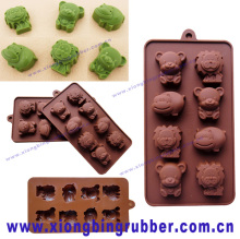 Silicone ice cube chocolate mold