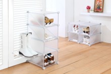 4 Way shoe Plastic DIY storage shelf