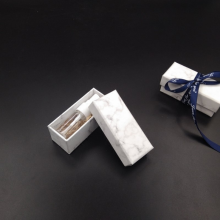 Marble pattern empty lipstick gift boxes