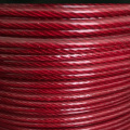 7 * 7 ROPE DE VIEUX EN EAVEMENT DE NYLON ROUGE en nylon