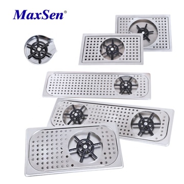 Black Glass Rinser Machine - Top Cup Cleaner & Washer