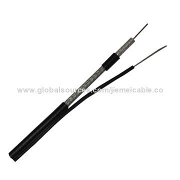RG6 coaxial cables with messenger