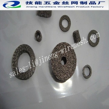 stainless steel redcopper etc. knitted wire mesh/gas-liquid filter
