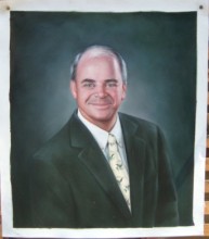 hand-painted custom portrait oil painting from photo