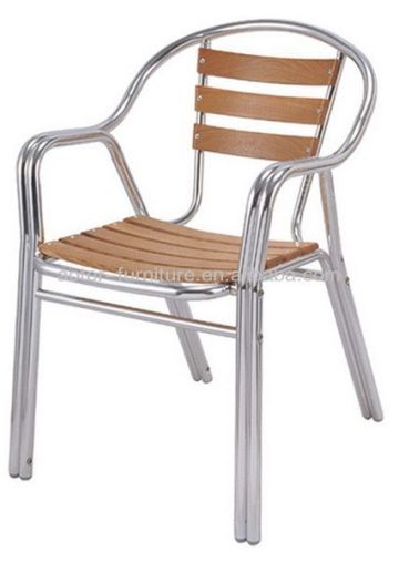 Outdoor garden wood patio dining chair