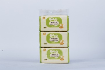 plastic package facial tissue