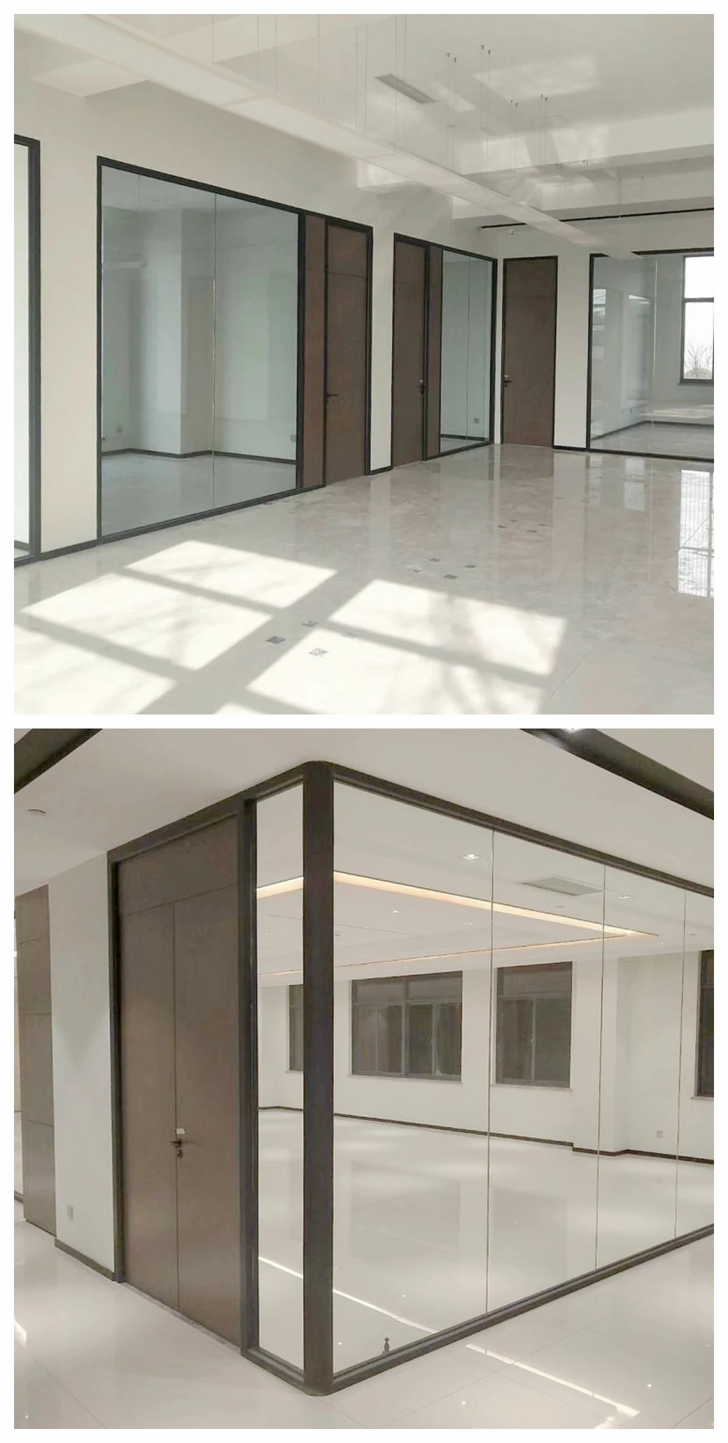 Shaneok Single Layer Toughened Glass Partition