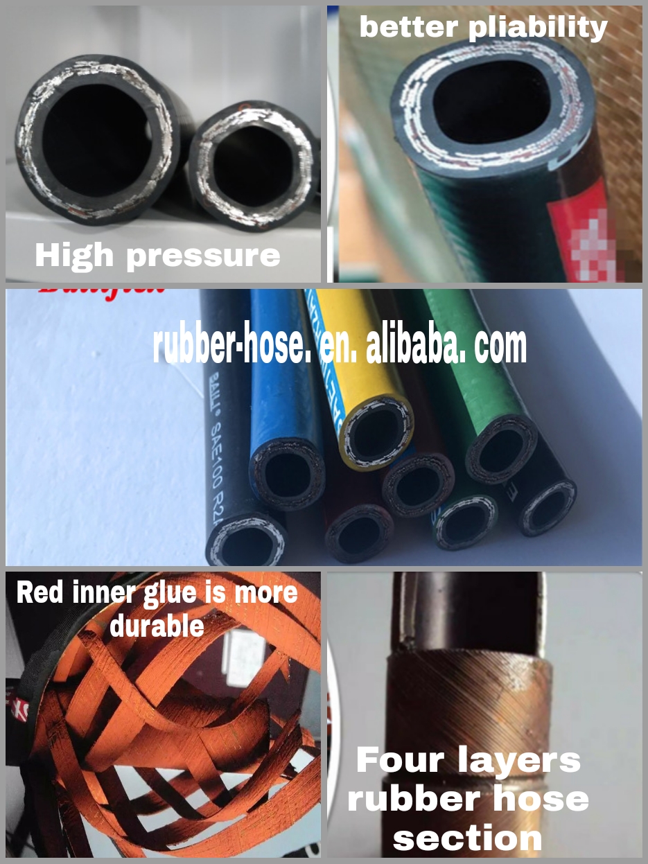 Hydraulic Hose Pipe oil resistant synthetic rubber R13