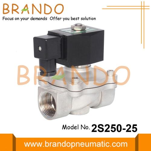 1'' Electric Water Solenoid Valve Stainless Steel 24V