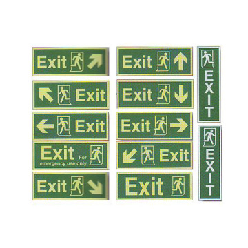 Photoluminescent IMO symbols safety signs