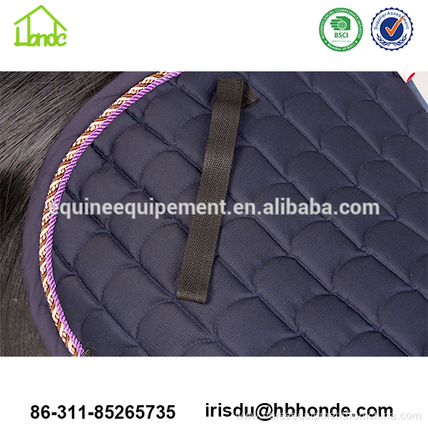 wholesale equestrian Navy Blue saddle pad