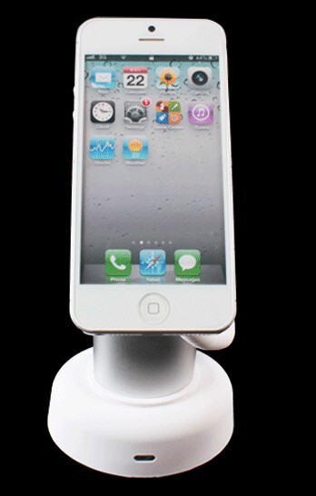 Cell phone anti-thefting device alarm display holders