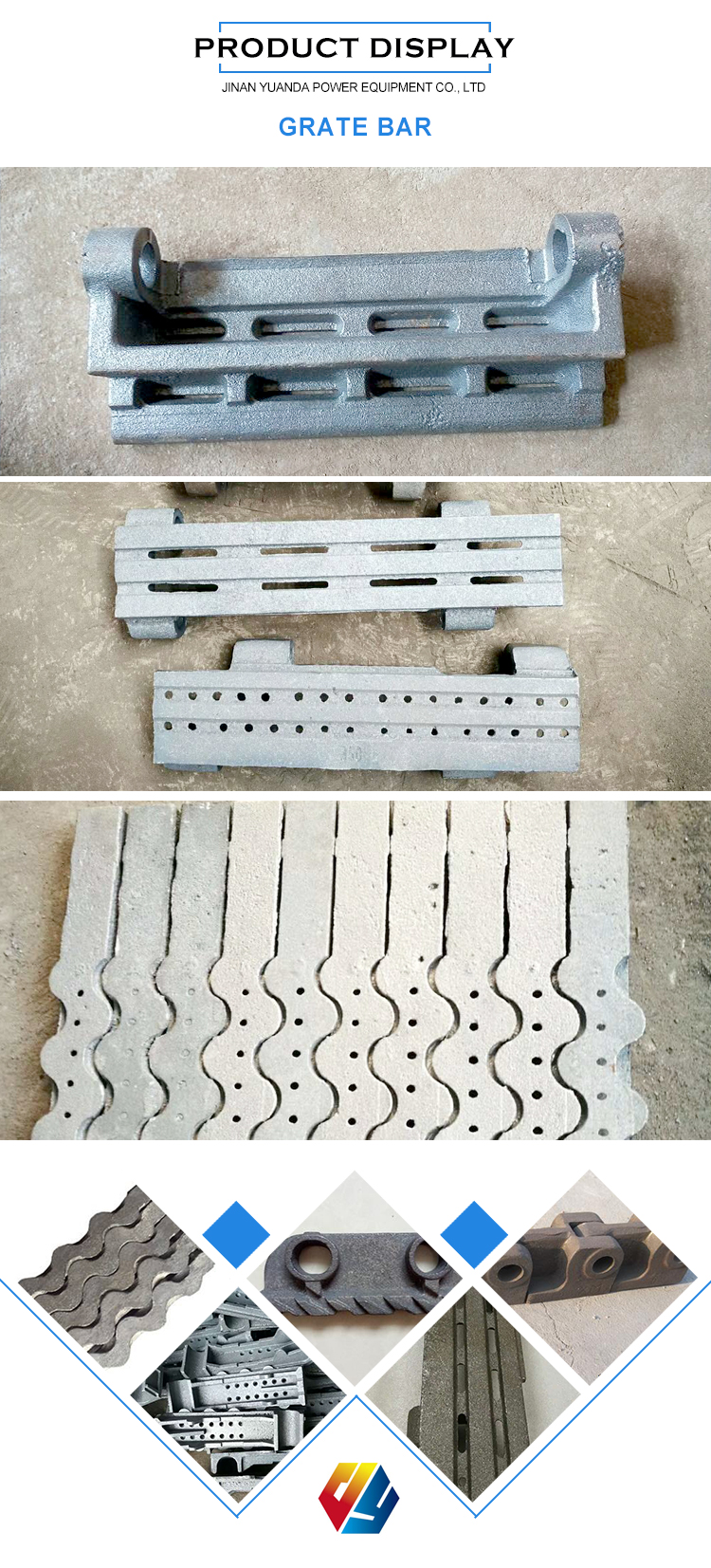 Boiler grate bar