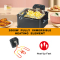4.5L deep fryer with oil filtration for home