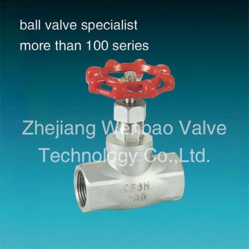 1/4 inch thread Globe Valve 200WOG,npt globe valve price
