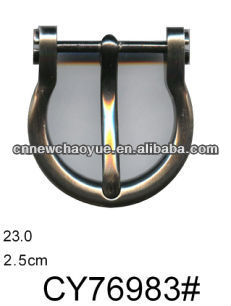 small nickle belt buckle