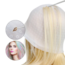 High-Temperature Resistant Reusable Silicone Breathable Hair Highlighting Cap