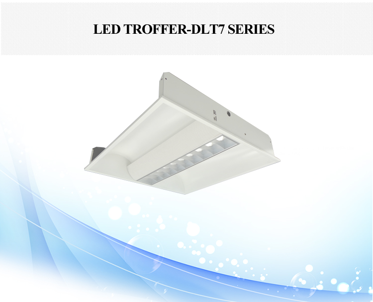 50w LED TROFFER SQUARE RECESSED SERIES FOR BANK SUPERMARKET HOTEL SCHOOL