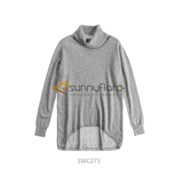 high -neck Cashmere pullover women