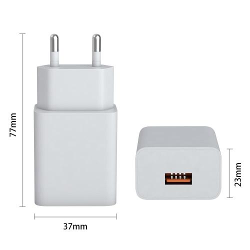 Cargador de pared USB 12W 5V2.4A para teléfono celular