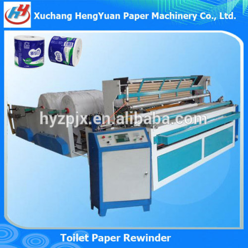 New Condition Automatic Core Feeding Toilet Paper Rewinding Machine 0086-13103882368