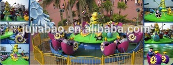 Snail water rides! Theme park children outdoor fun fair rides