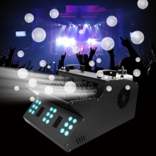 Double Wheel LED Fog Smoke Bubble Machine - 1500W for Wedding Party