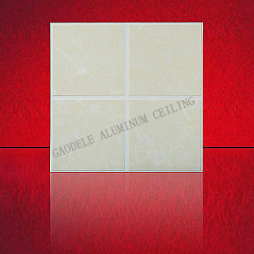 Stone Pattern Aluminium Decorated Ceiling Tiles for Bathroom