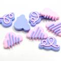 Pastel Paars Mini Regen Wolk Wind Weer Teken Accessoires Hars Planar Plaksteen Cabochon Voor Ambachtelijke Maken DIY Decoratie