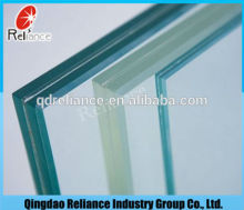6.38-12.38mm laminated glass/ tempered laminated glass/pvb laminated glass