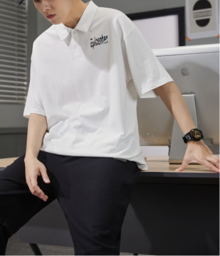 short sleeve plain custom design men's polo shirts