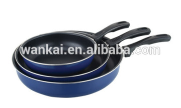 ALUMINUM pressed nonstick colorful coating frypan