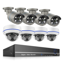 4MP IP CCTV Camera with Two-Way Audio Dome Vandal Proof NVR Kit