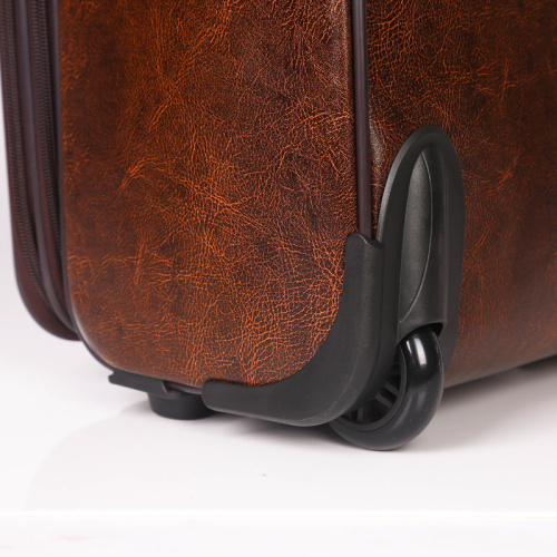 Super light weight pu trolley case cabin luggage