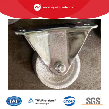 75mm Industry Full cast iron casters Rigid Casters