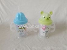 Children Straw Cup Plastic Drinking Straw Cup?