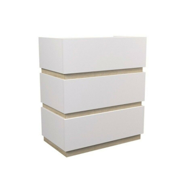3 drawer UV high gloss chest of drawer