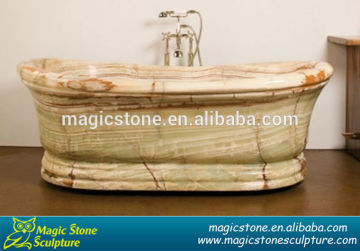 wholesale European stone yellow bathtub