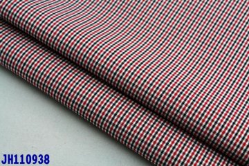 yarn dyed check wax coating fabric