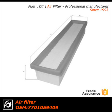 air intake filter 7701059409 air filter element