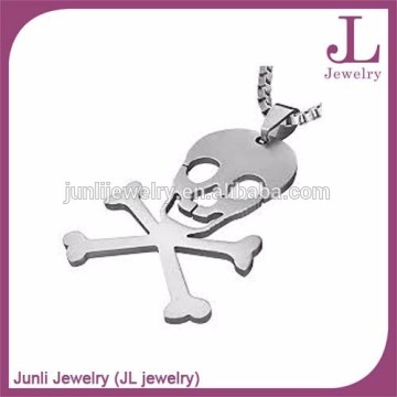 Stainless Steel Simple Skull Necklace Pendant Skull Pendant