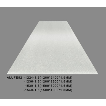 Metallic silver Aluminum Sheet Plate 1.6mm