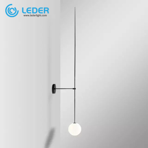 LEDER Black Reading Wall Lamp