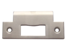 Hot selling Stainless steel fireplace Square Striking Plate for non rebated mortise door