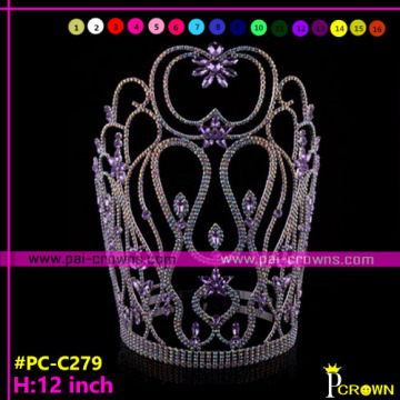 Wholesale large pageant crowns tiaras cheap price