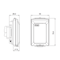 Small size front panel interface multi function