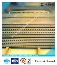 SS304 strut c channel with slots