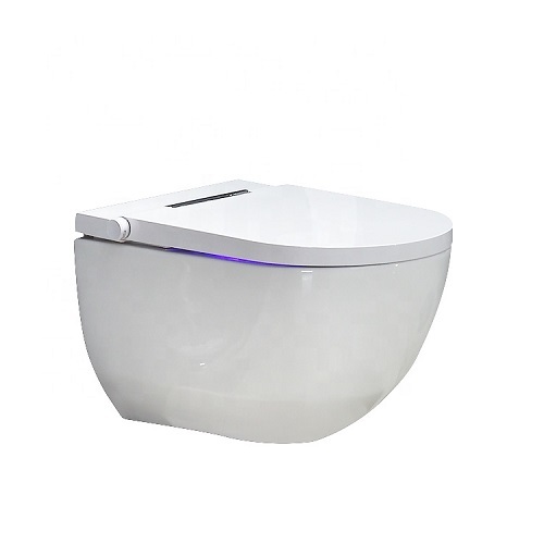 Gold And White Toilet High-tech Full Intelligent SmartToilet