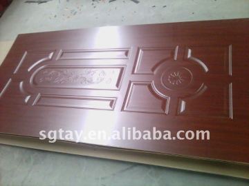 melamine mahogany hdf door skin