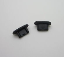 Lovely Black Pvc Headphone Jack Dust Plug For Ipod / Ipad